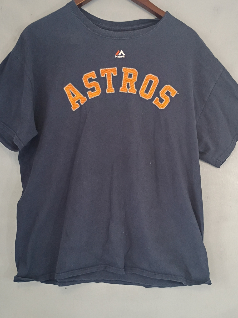Majestic Kids' Houston Astros Navy Graphic Tee